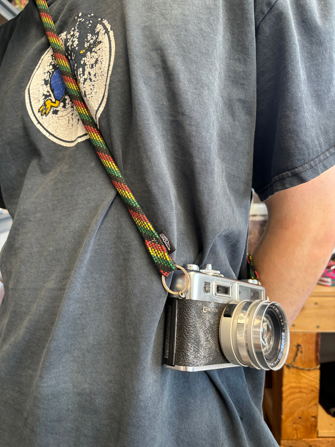 Rasta camera strap
