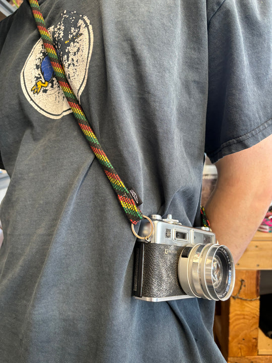 Rasta camera strap
