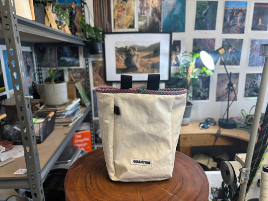 Purple bloom chalk bag