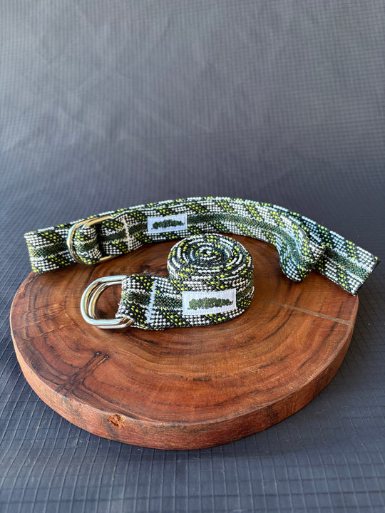 Silver back belt