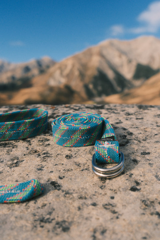 Dusky blue belt