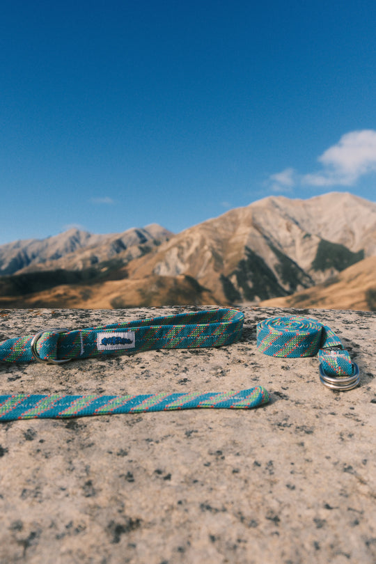 Dusky blue belt