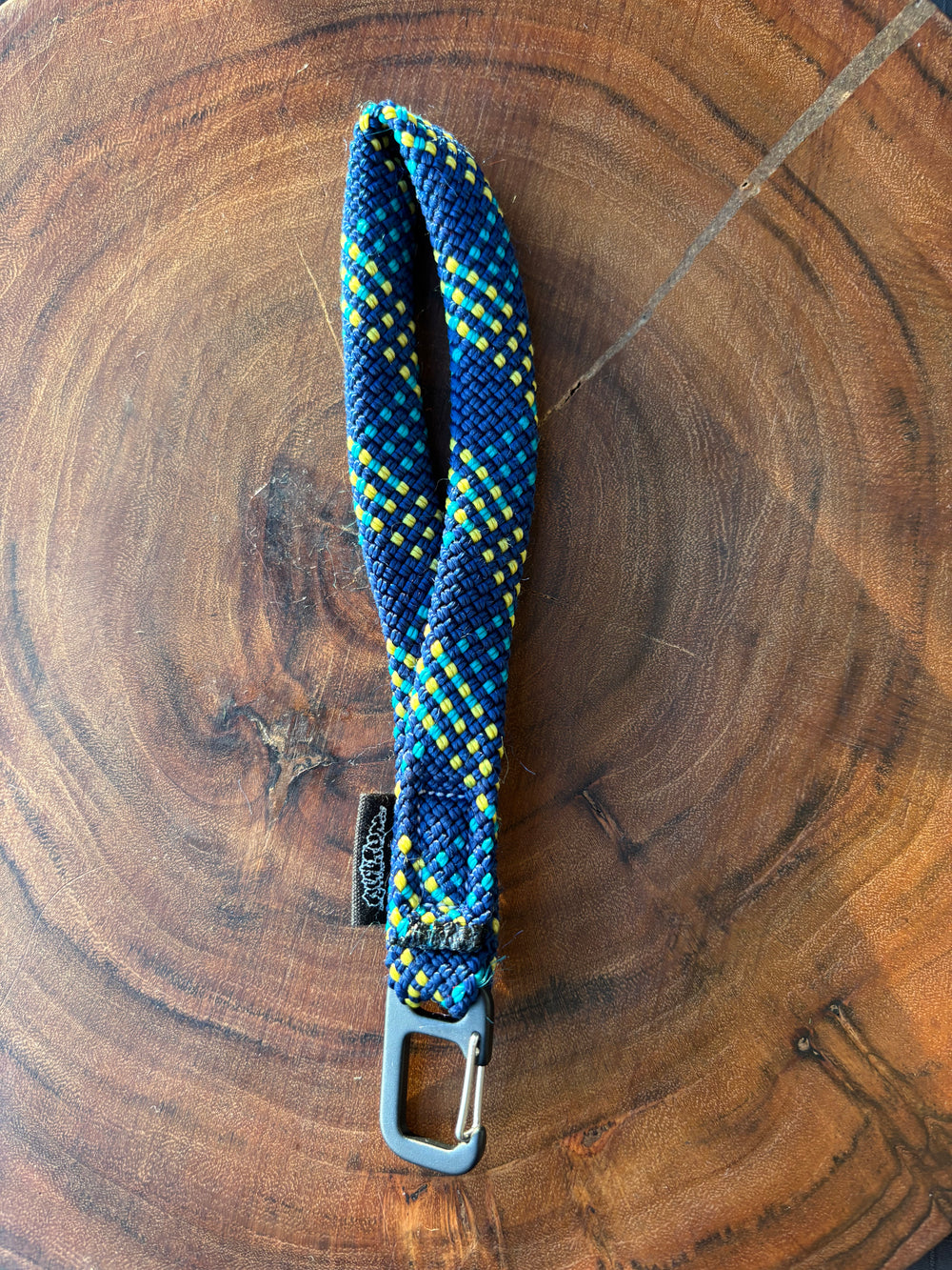Spiked blue keychain