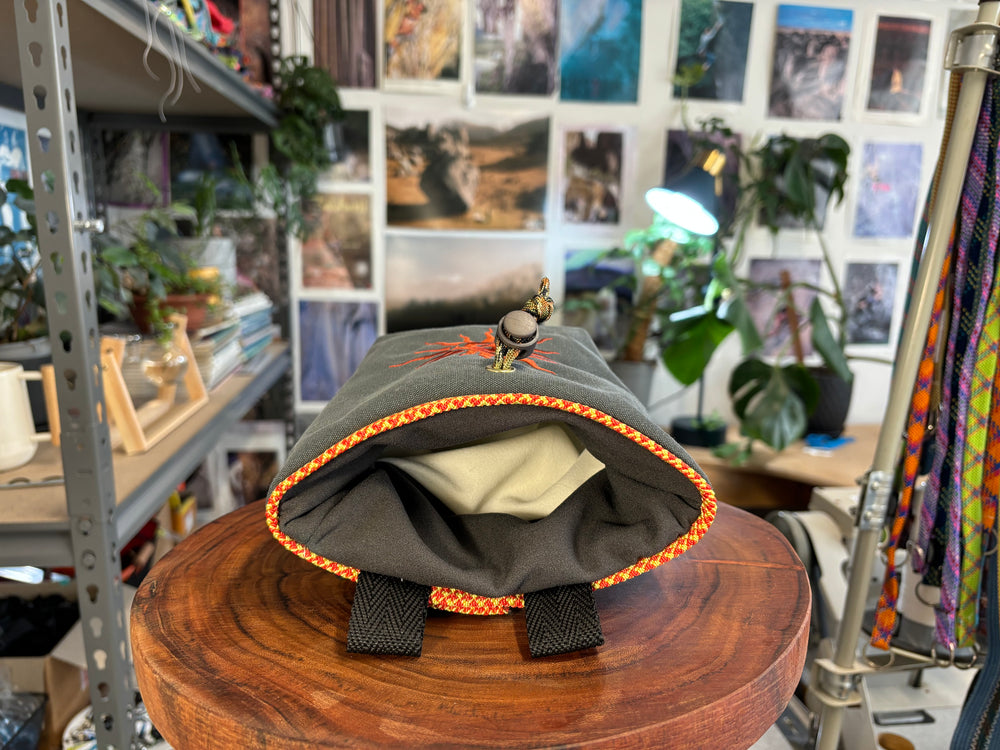 Upcycled Climbing Chalk Bag