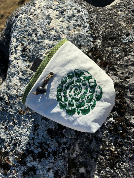 Green chalk bag