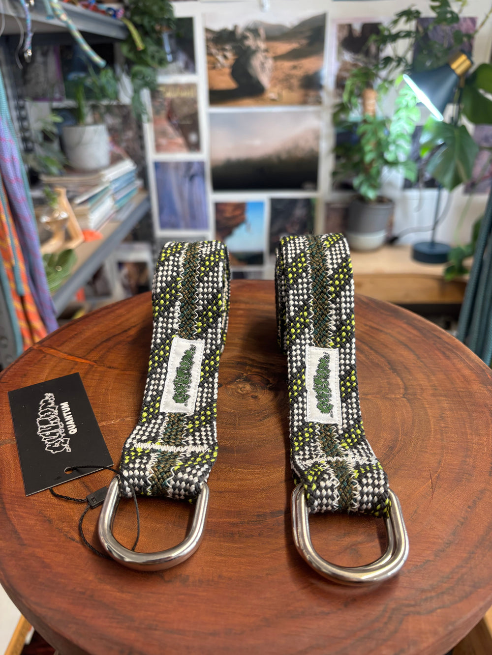 Silver back belt