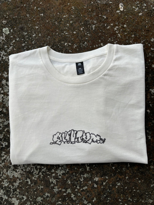 Cream T shirt