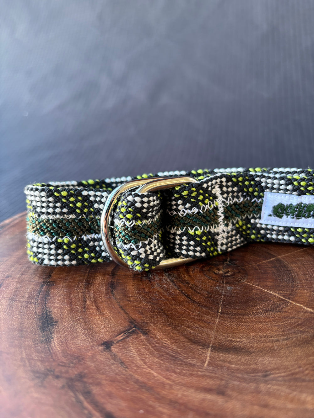 Silver back belt