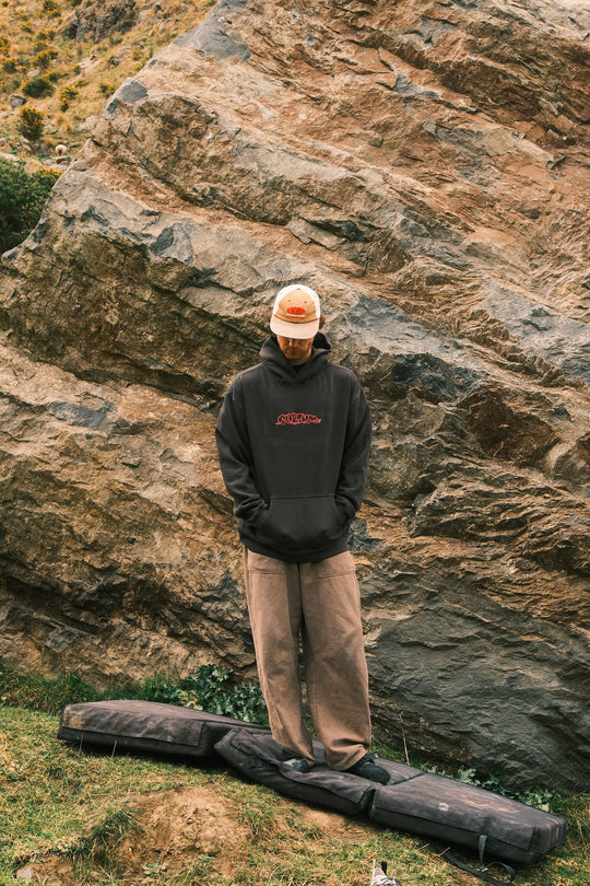 Relaxed Faded Hood Black