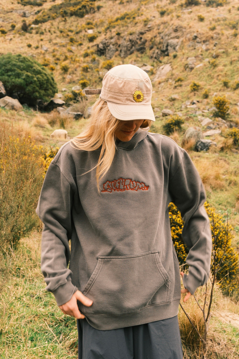 Relaxed Faded Grey Hood