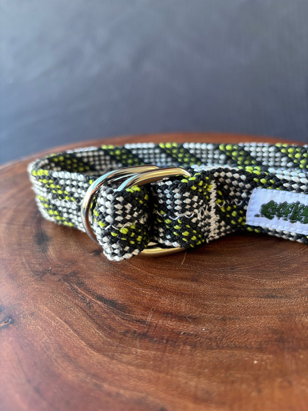 Silver line belt