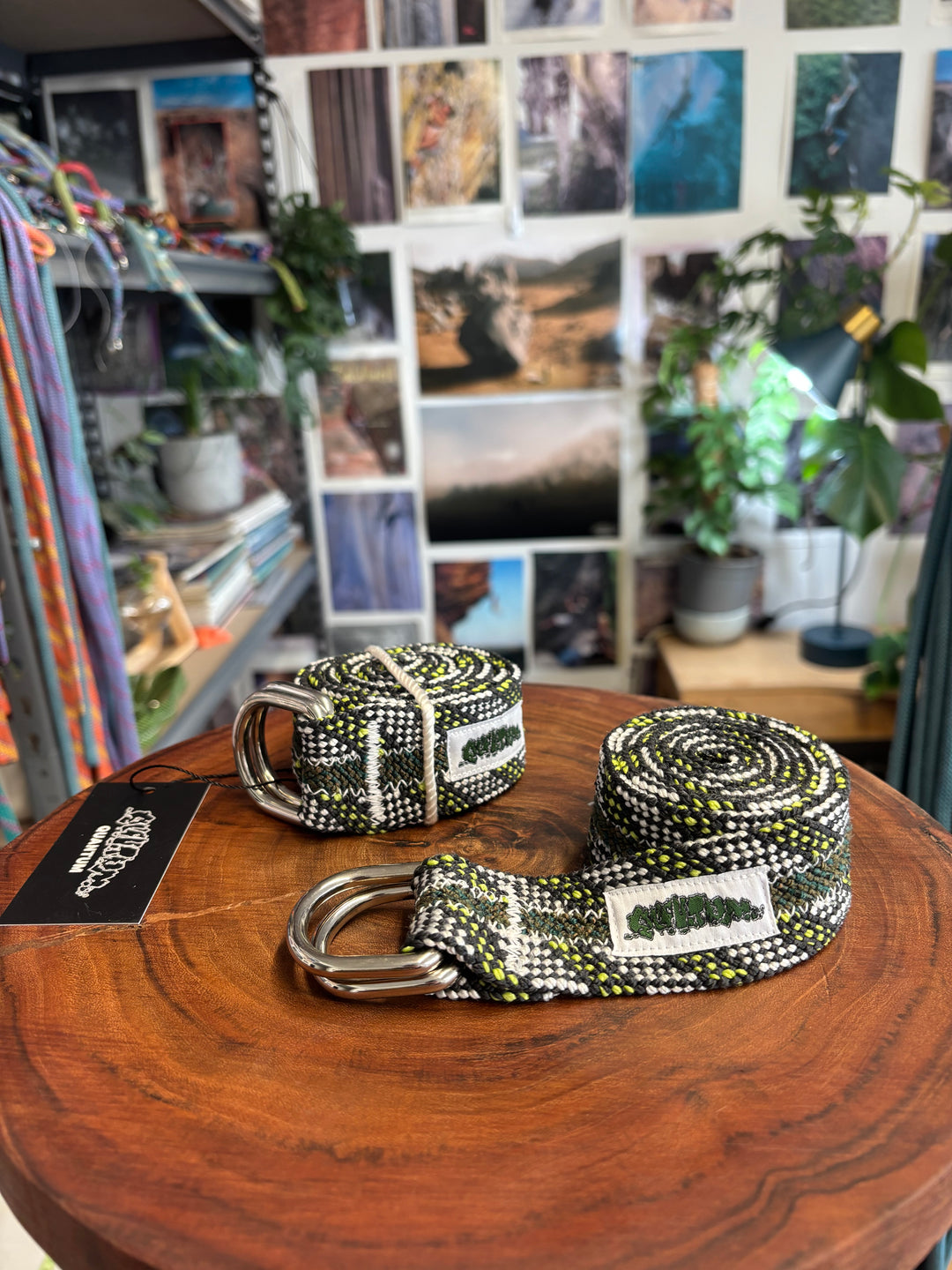 Silver back belt
