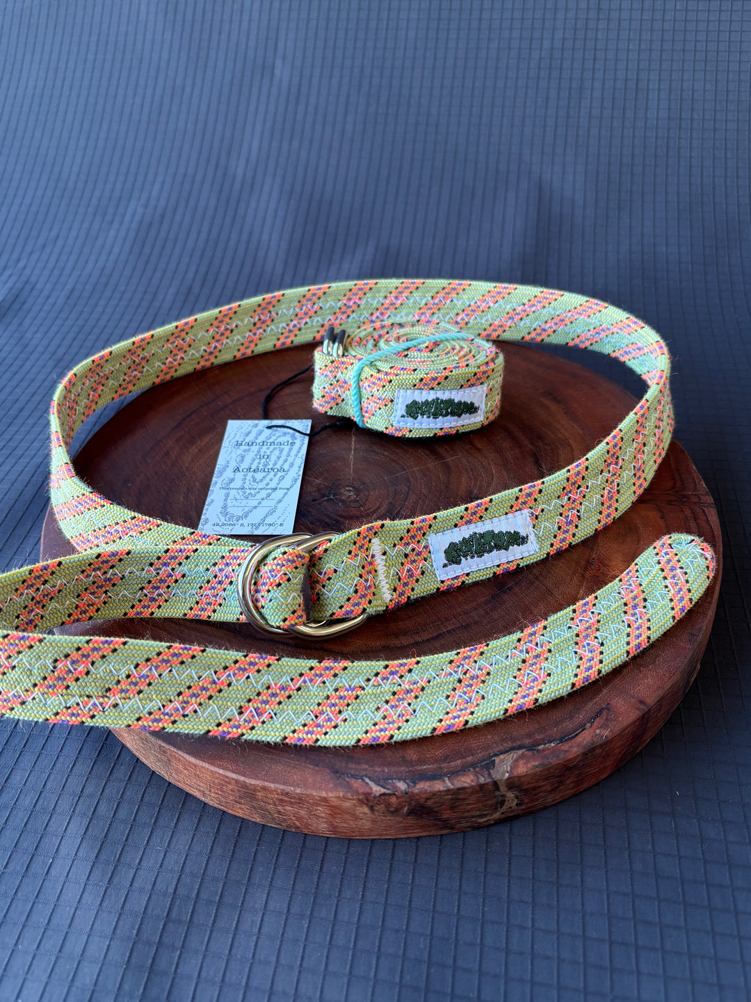 Belt made from climbing rope