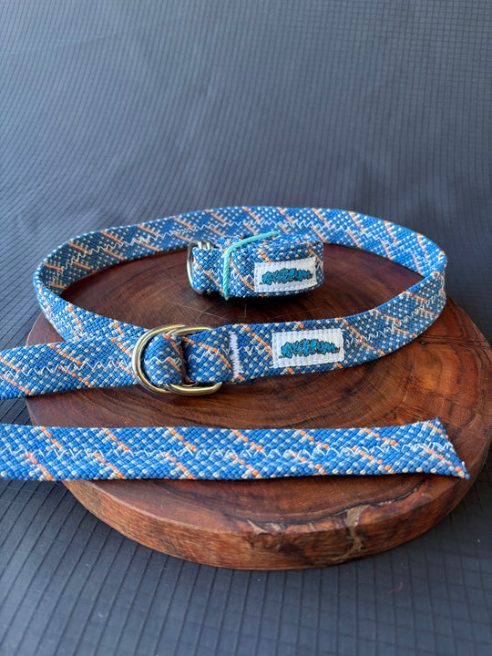 Belt made from climbing rope