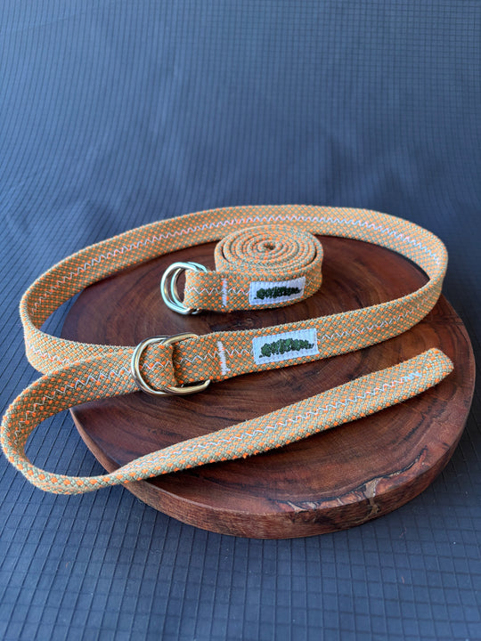 Belt made from climbing rope