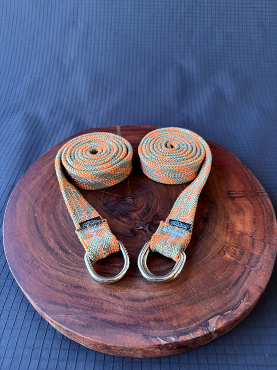 Belt made from climbing rope
