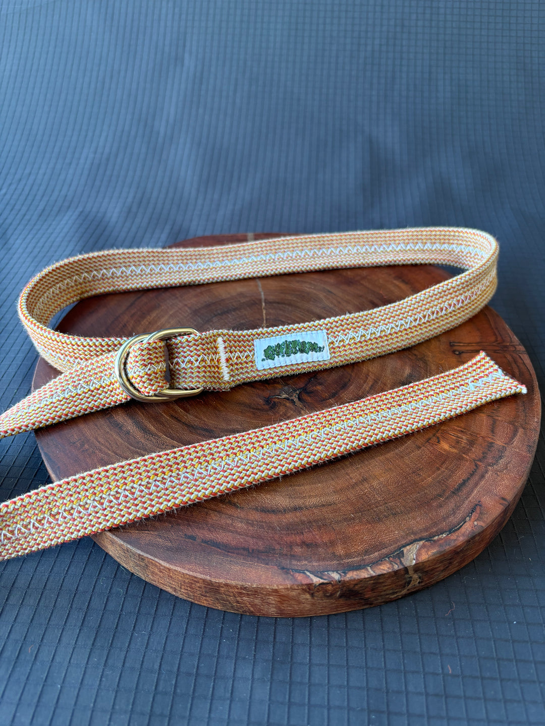 Belt made from climbing rope