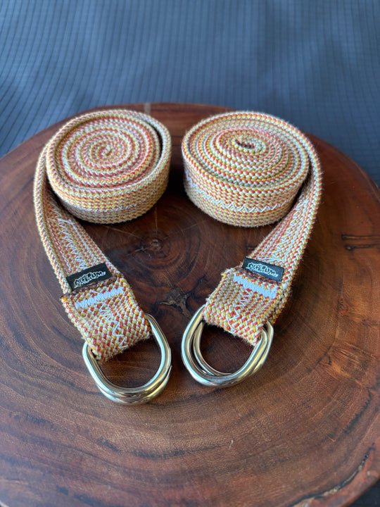 Belt made from climbing rope