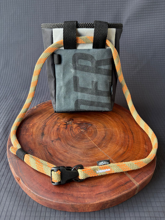 Waist loop made from climbing rope