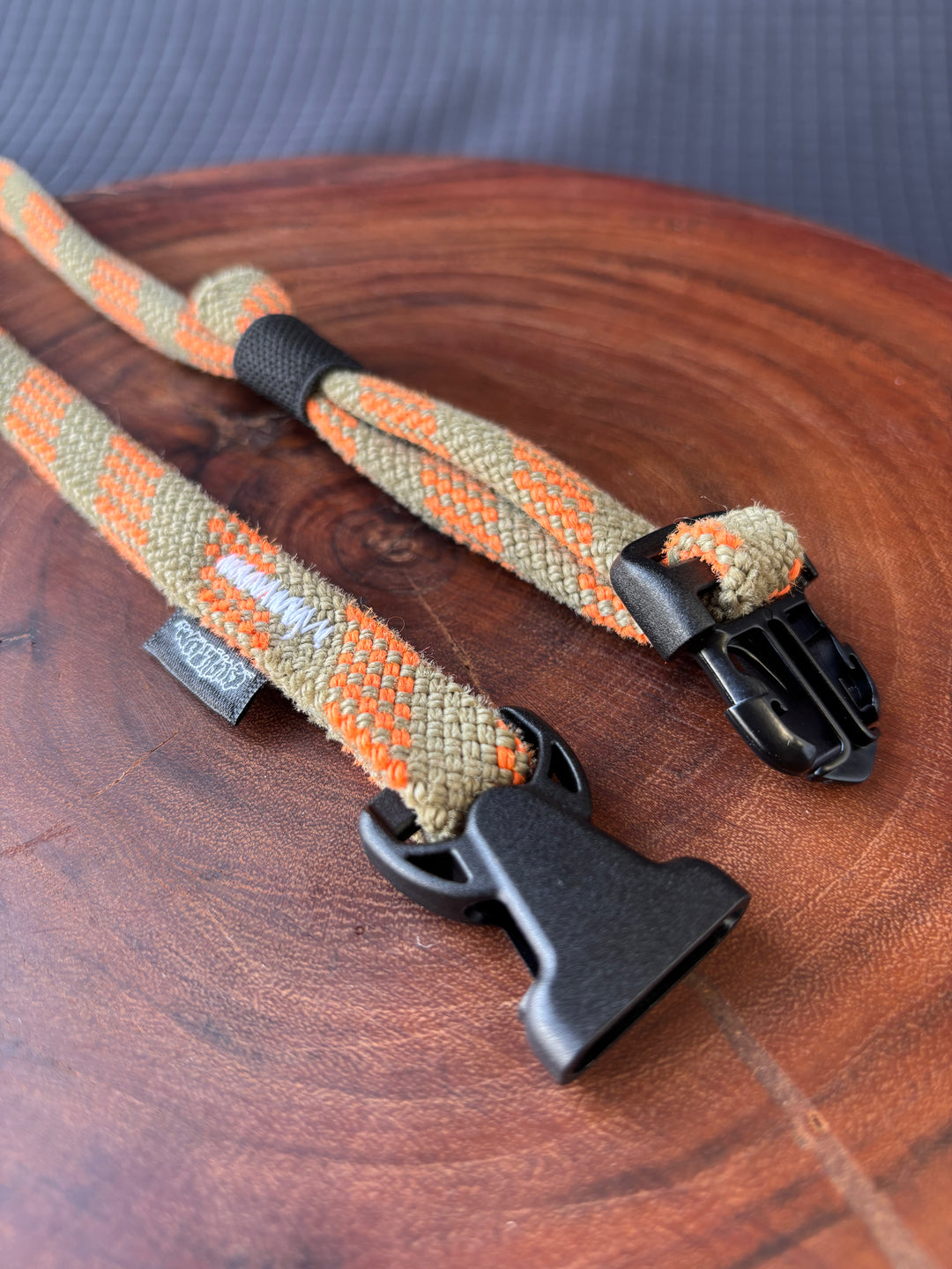 Waist loop made from climbing rope