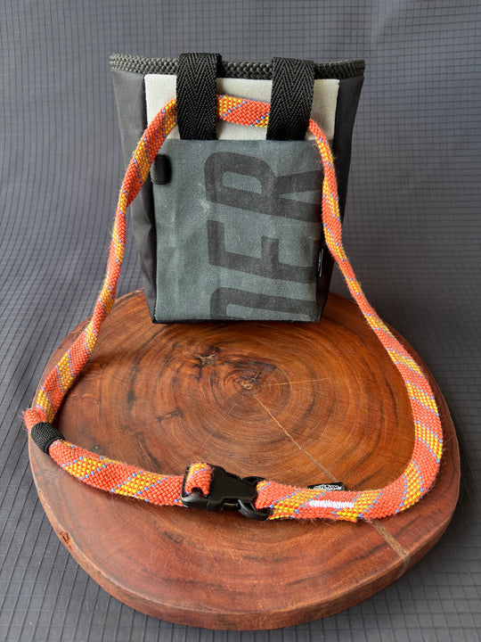 Waist loop made from climbing rope