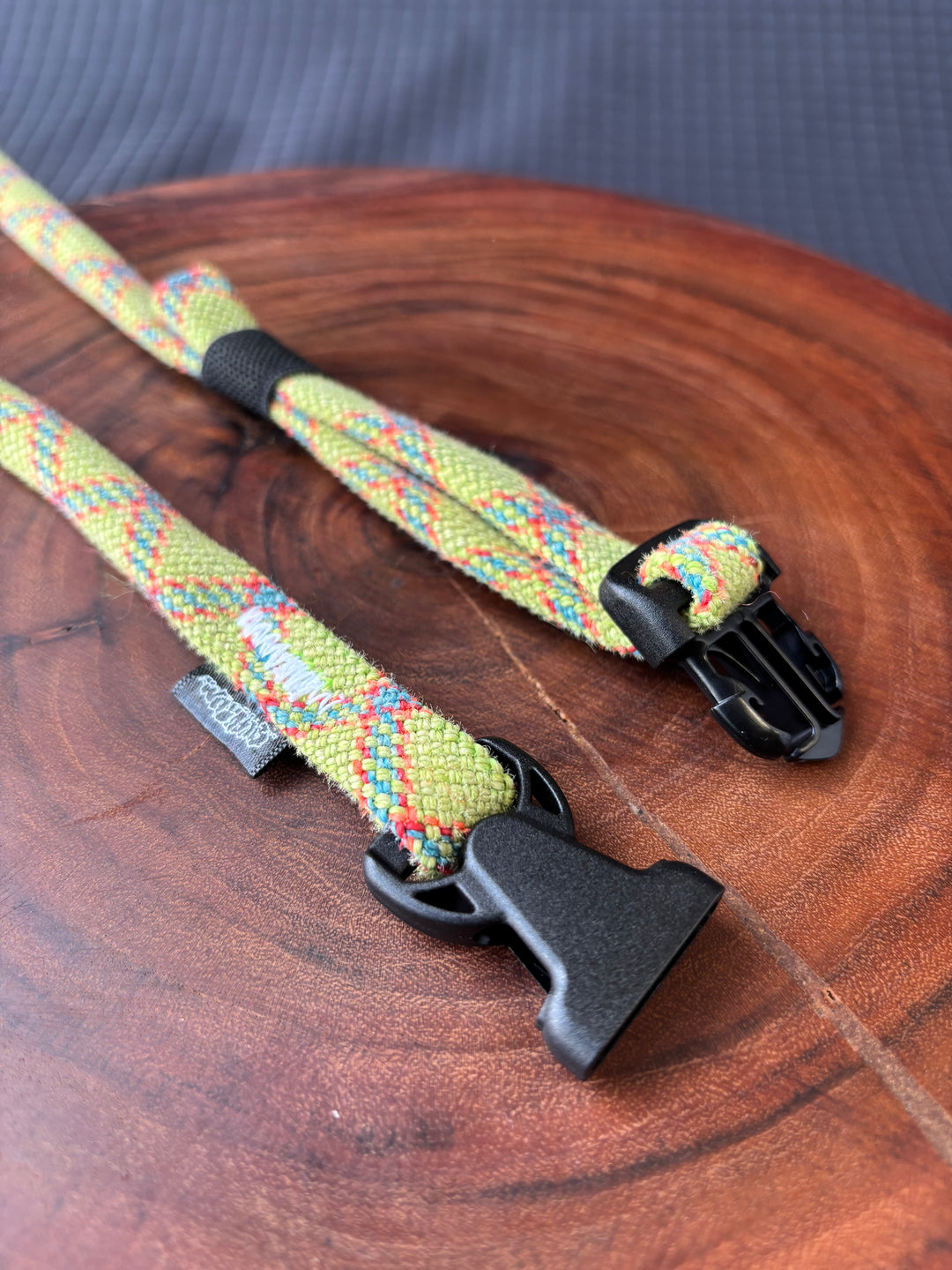 Waist loop made from climbing rope