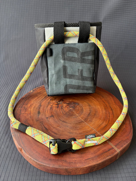 Waist loop made from climbing rope