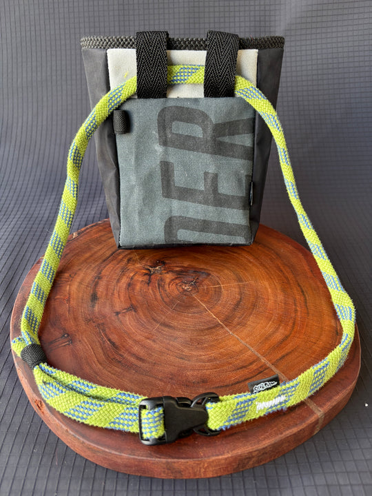 Waist loop made from climbing rope
