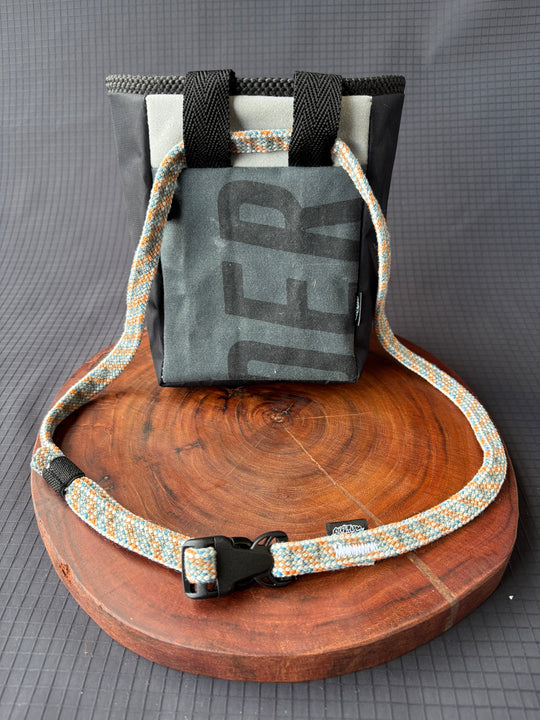 Waist loop made from climbing rope