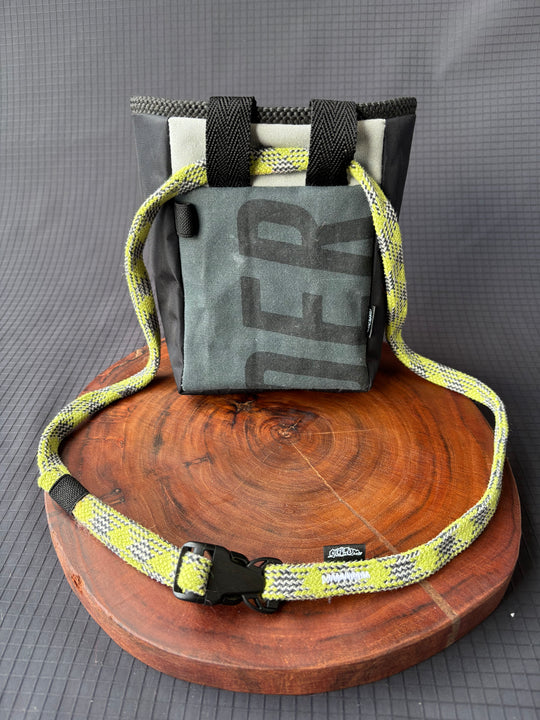 Waist loop made from climbing rope