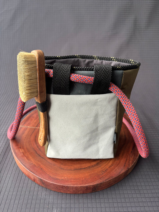 Gen 4 chalk bag made from laminated sailcloth