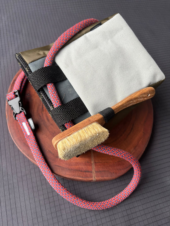 Gen 4 chalk bag made from laminated sailcloth
