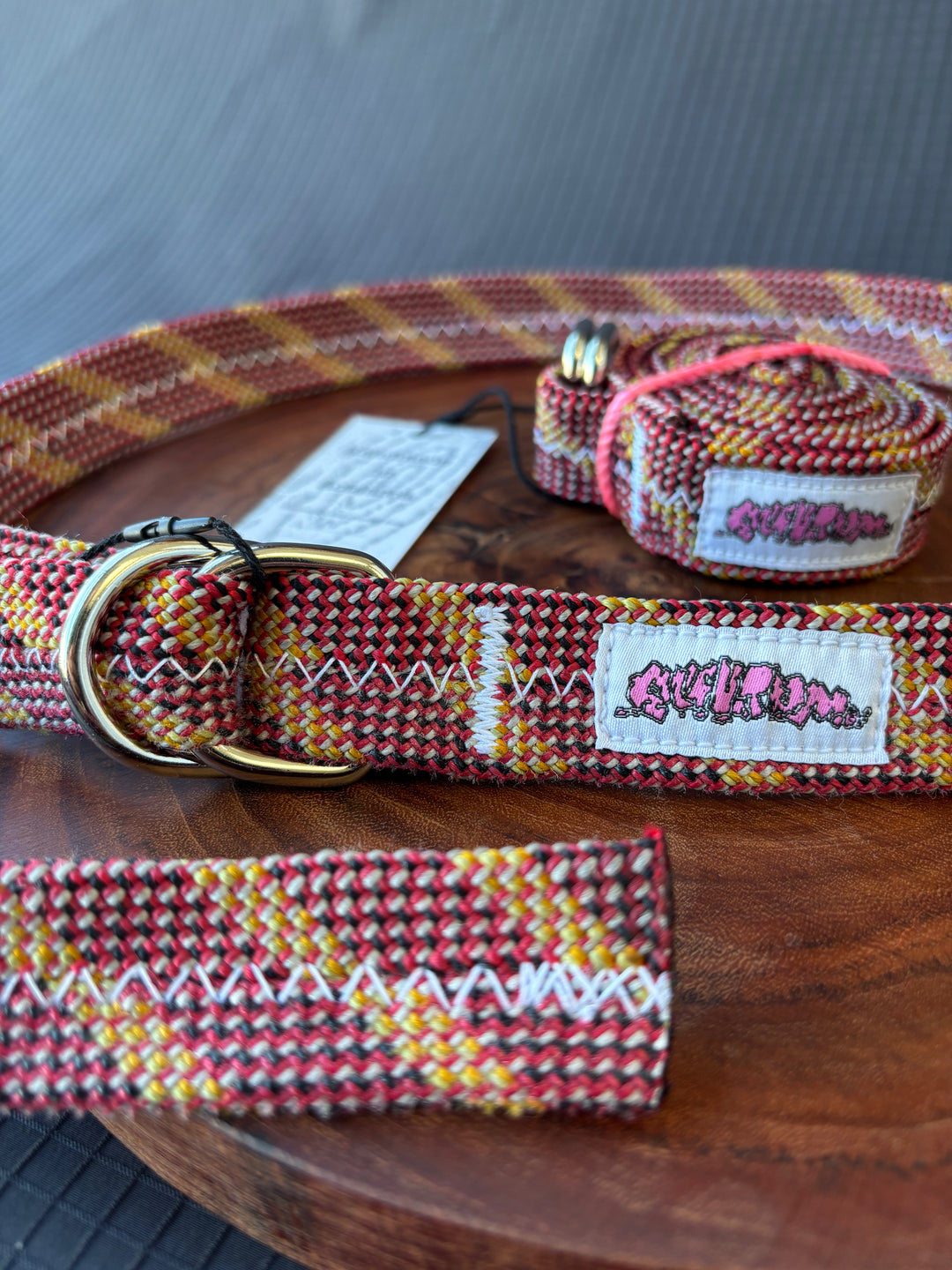 Belt made from climbing rope