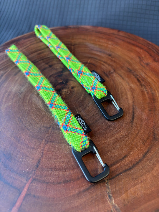 Keychain made from climbing rope