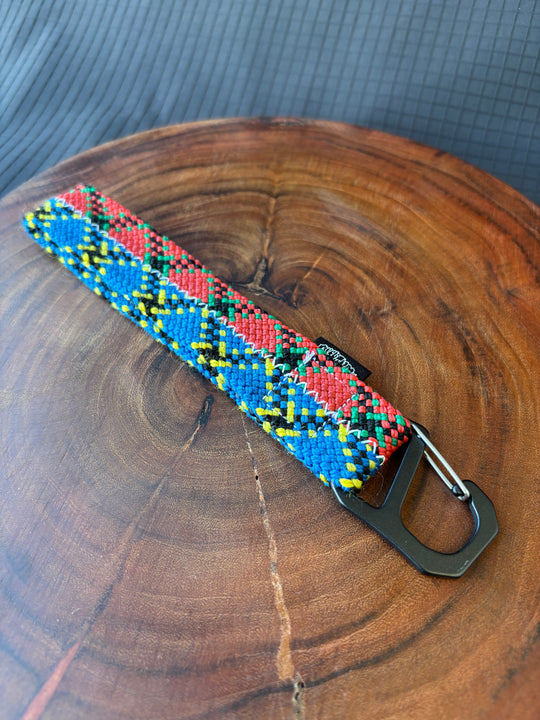 Keychain made from climbing rope