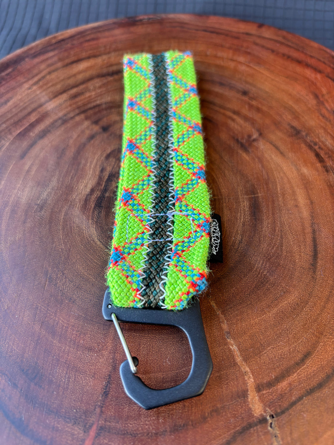Keychain made from climbing rope