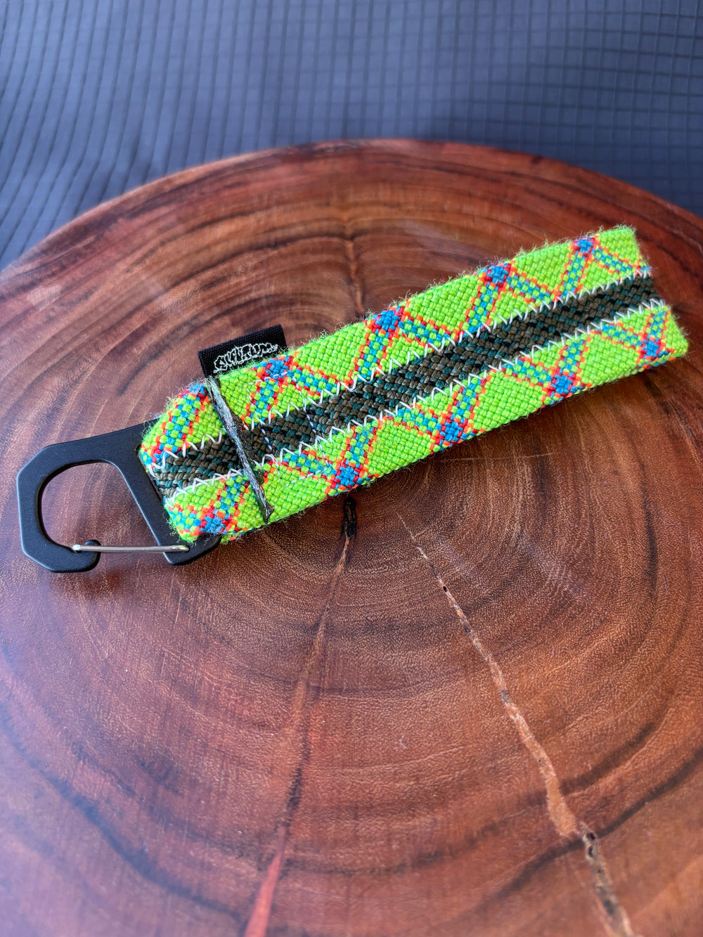 Keychain made from climbing rope