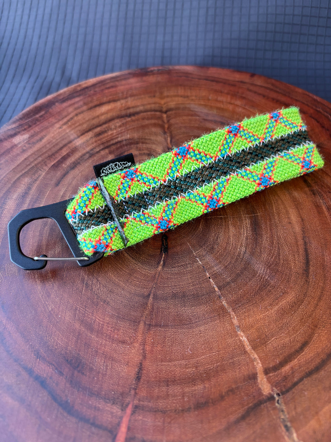Keychain made from climbing rope