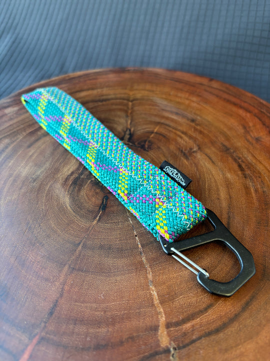Keychain made from climbing rope
