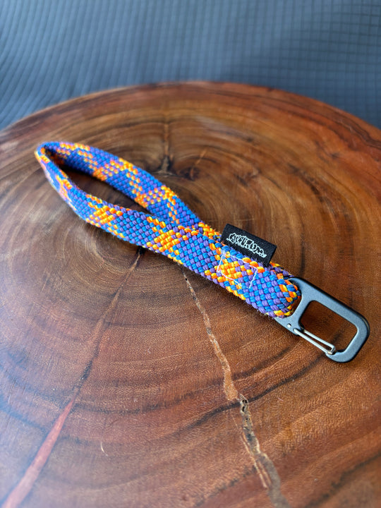 Keychain made from climbing rope