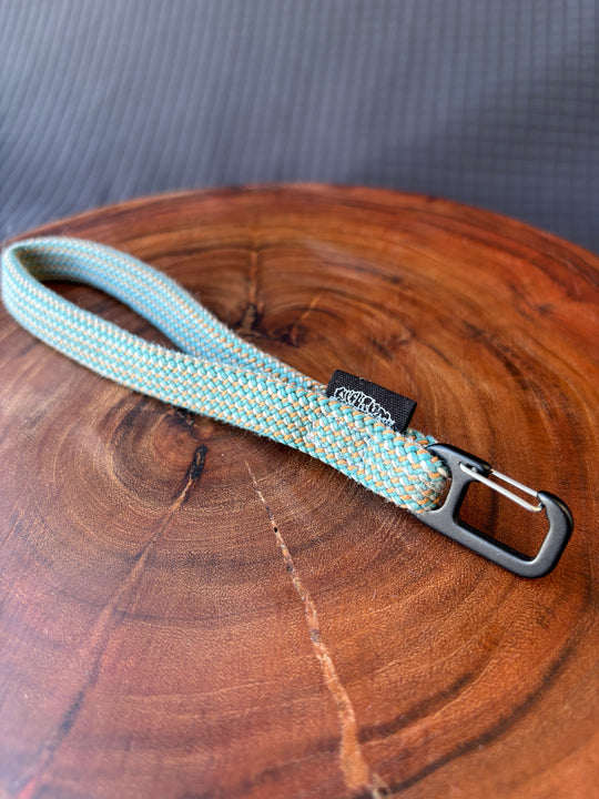 Keychain made from climbing rope