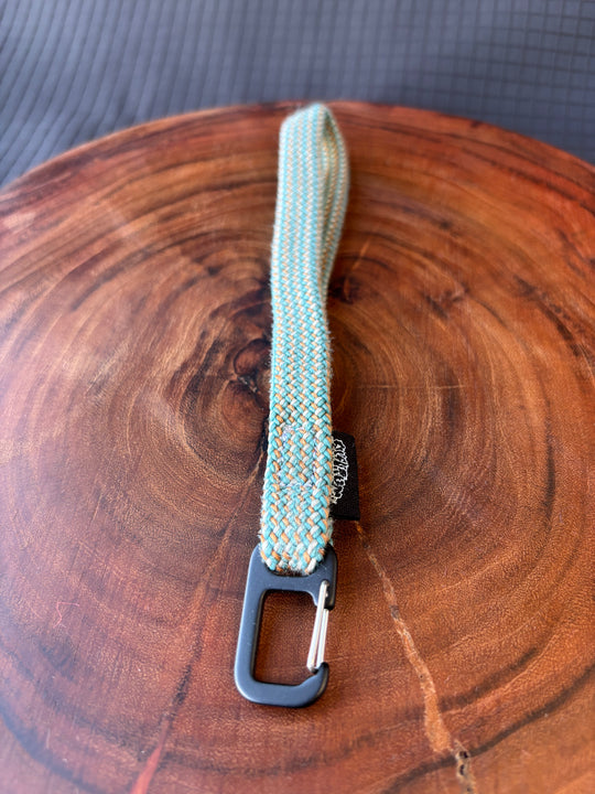 Keychain made from climbing rope