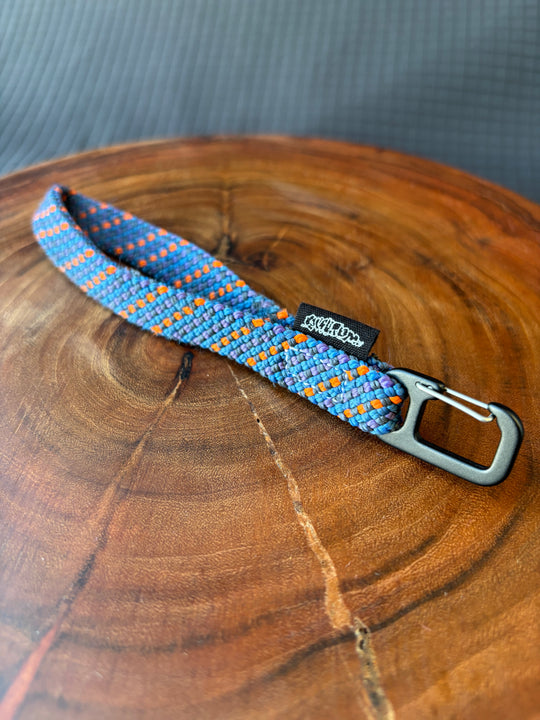 Keychain made from climbing rope