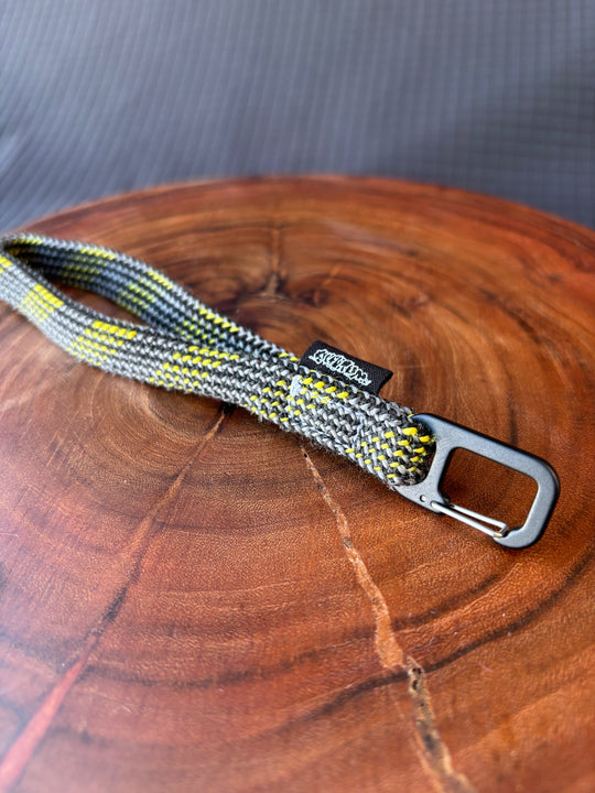 Keychain made from climbing rope