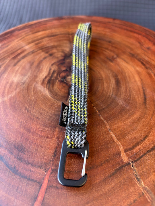 Keychain made from climbing rope