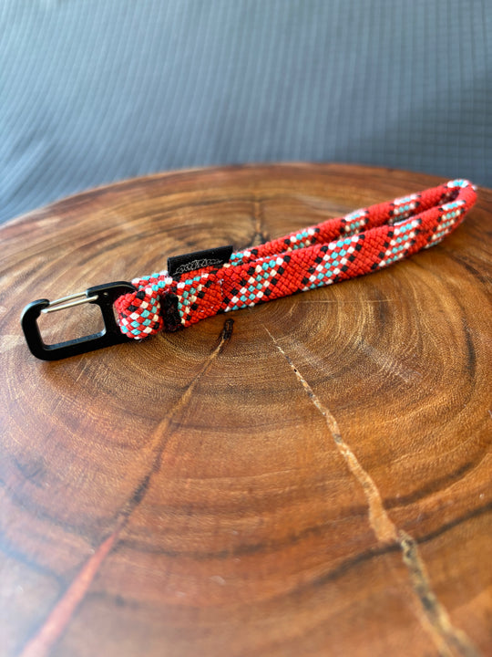 Keychain made from climbing rope