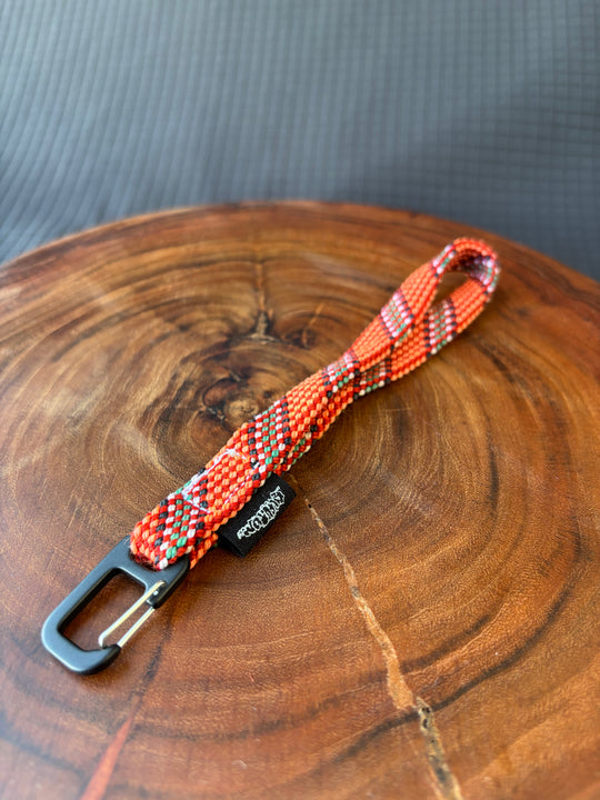 Keychain made from climbing rope