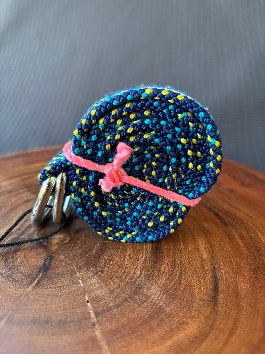 Belt made from climbing rope