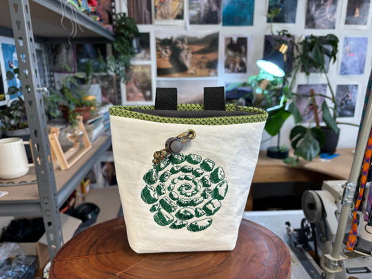 Upcycled Climbing Chalk Bag
