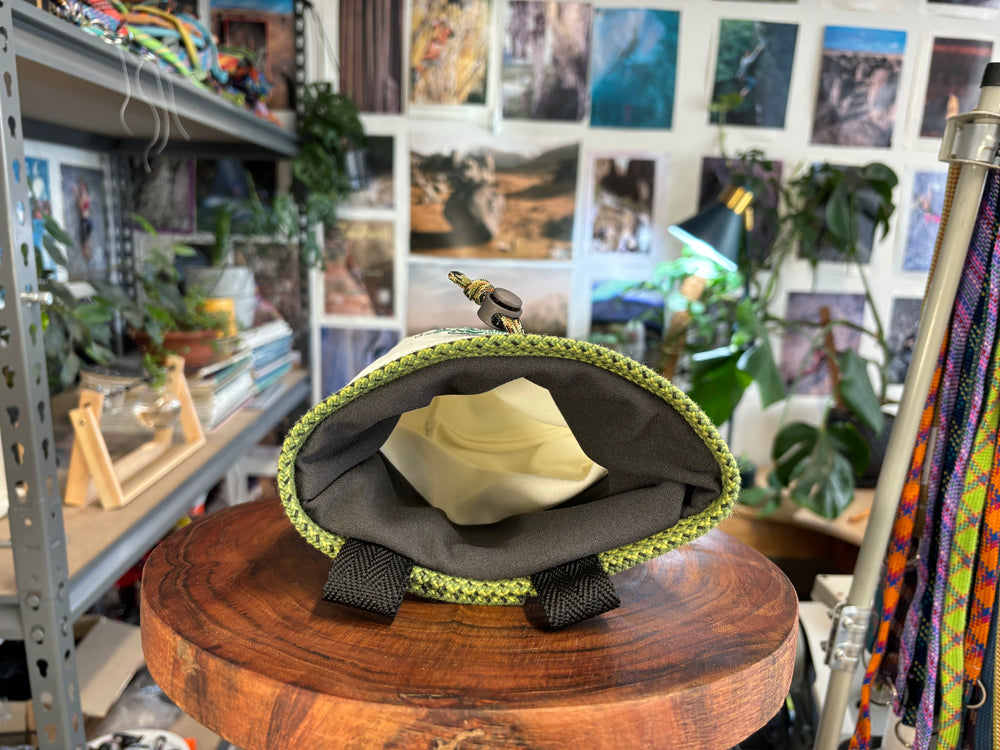 Upcycled Climbing Chalk Bag